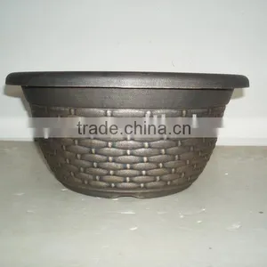 Bamboo Like Basket; Bamboo Like Flower Pot thumbnail-1
