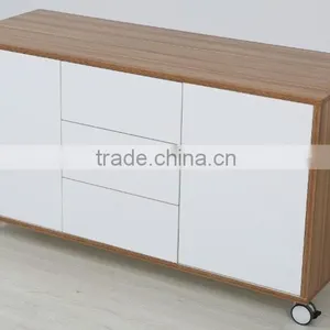 New Mobile Wood Long Office Side Table - ST01 thumbnail-1
