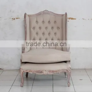 Indonesia Reclaimed Teak Furniture - Bergeree A Oreilles Louis XV thumbnail-2