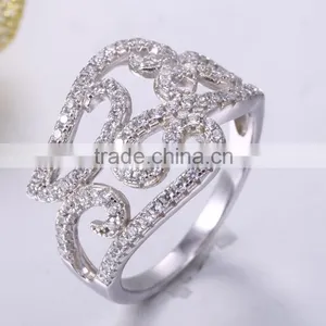 Silver Fashion Ring 925 Silver Ring Solid Silver X Knuckle Ring thumbnail-2
