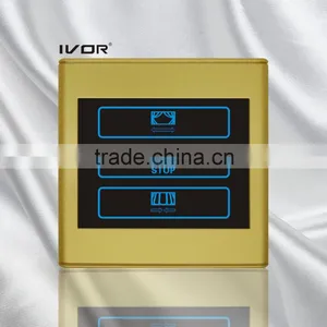 1 Gang Curtain Touch Switch Champagne Gold (CT2300-AC1-CPG) thumbnail-1