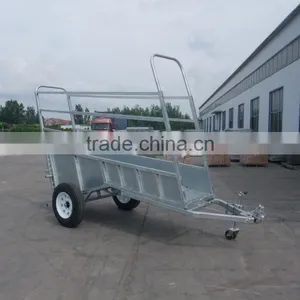 Galvanized Tandem 9x5 Heavy Duty Commercial Trailer thumbnail-3