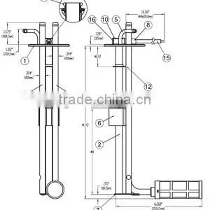 MR-MTN-200 OEM Oil Level Gauge Fuel Sensor Level thumbnail-2