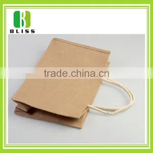 Hot Sales For Promotion Customized Logo Low Cost Jute Bag thumbnail-3