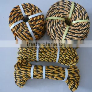 Black Yellow 9mm Diameter pe Tiger as Warning Sign thumbnail-1