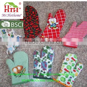 100% Cotton Machine Washable Heat Resistant Everyday Kitchen Basic Microwave Oven Mitt thumbnail-1