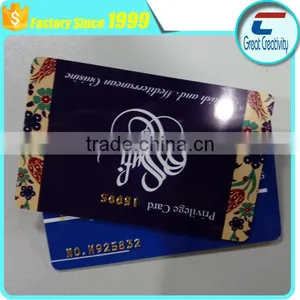 Credit Card Size Pvc Card With Embossing Number thumbnail-1