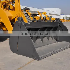 China 6 Tons Wheel Loader With 4 In 1 Bucket thumbnail-4