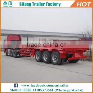Wholesale Container Transportation Semi-trailer Customized 20ft Shipping Container Trailer thumbnail-1