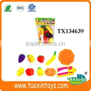Plastic Cut Fruits and Vegetables Toys Cooking Toys Kitchen Sets thumbnail-2
