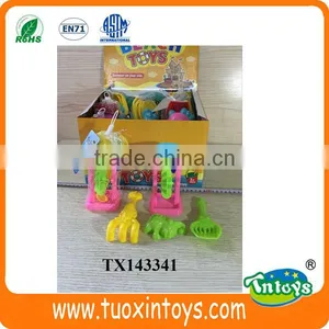 Hot Plastic Summer Sand Beach Toys Play Set 6pcs thumbnail-5