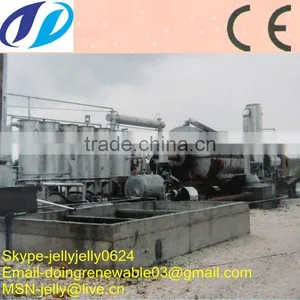 2012 New 5/6/8/10T Waste Plastic/tires Recycle Plant Turning Tyres to Oil/carbon Black/steel Wire thumbnail-1