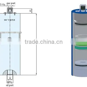 Large Capacity Hxq Series Piston Accumulator thumbnail-3