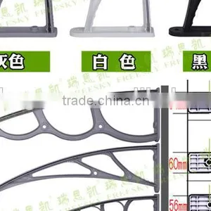 YP60200 23.6X78in Clear Polycarbonate(plastic Bracket Awning) NEW DIY Door Canopies For Front Door Patio Rain Cover thumbnail-5