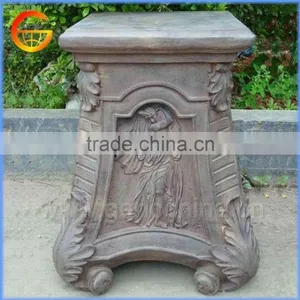 Home and Garden Fiberstone Column Plant Stand thumbnail-1