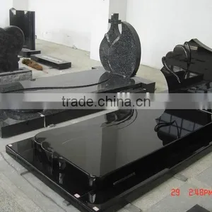 Double Heart Shaped Headstone Tombstone thumbnail-1