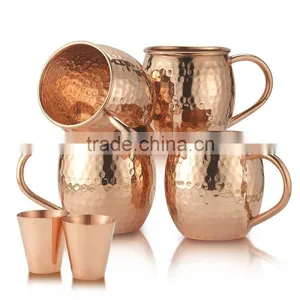 Copper Mugs for Vodka, Moscow Mule Copper Mugs, Copper Moscow Mule Mugs thumbnail-5