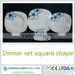 Ceramic Dinnerware Type Eco Ware Square Dinner Ware thumbnail-1