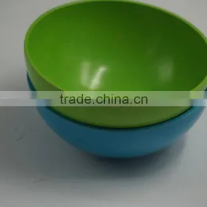 Anui Green Making Large Bamboo Fibre Tableware Bowls With Gift Pack, Western Dinnerware Bowls and Spoons Set thumbnail-1