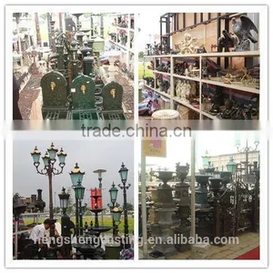 China Hot Sell Outdoor Antique Street Lighting Pole for Sale thumbnail-6