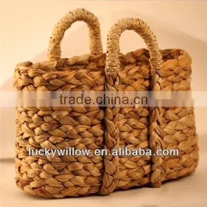 Factory Direct Supply Retro Recycled Straw Bag thumbnail-1