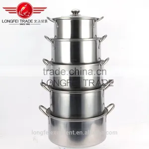 2016 Best Quality 4pcs Stainless Steel Chinese-style Soup Pot Set/cooking Pot thumbnail-3