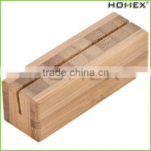 Bamboo Christmas Card Display Holder Homex-BSCI Factory thumbnail-1