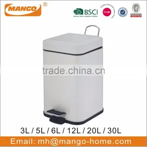 Colorful Powder Coating Oval Steel Waste Bin thumbnail-5