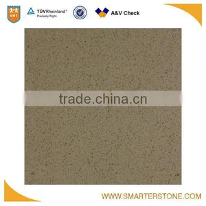 Yellow Artificial Quartz Stone Slab thumbnail-1
