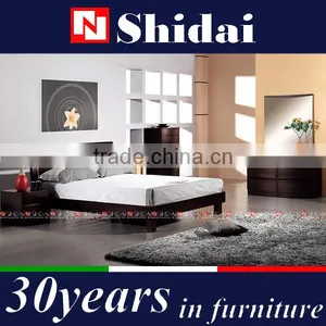 Stylish Wooden Double Bed / Double Bed Size / Modern Double Beds B66 thumbnail-1