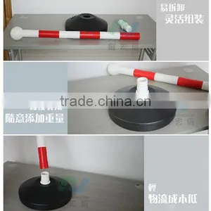 Water Filled Crowd Control Plastic Queue Stanchion/Barrier thumbnail-2