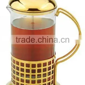 Stainless Steel and Glass Coffee Maker thumbnail-1