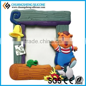 2016 Most Popular Colorful Silicone Picture Frames, PVC Photo Frame, Lovely Wooden Frame thumbnail-5