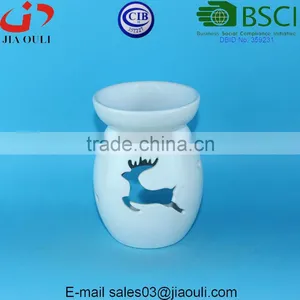 BSCI Audit Factory Ceramic Oven Oil Warmer Tealight Candle Diffuser, Oil Burner thumbnail-3