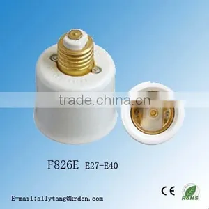 Porcelain E27 to E40 Lampholder Adaptor Converter Adapter With Factory Price thumbnail-1