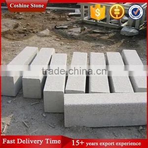 Bush Hammered Chinese Landscape G341 Grey Granite Road Curb thumbnail-1