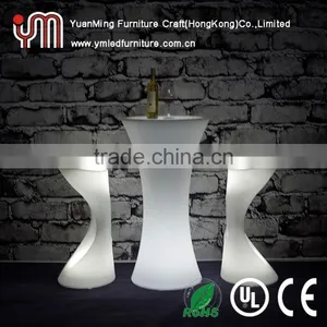 Hot Sale RGB Rechargeable Acrylic Luminous Plastic Led Furniture thumbnail-1