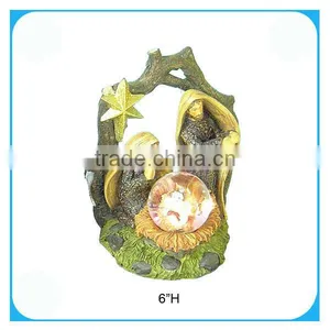 45mm Polyresin Christmas Nativity Snow Globe thumbnail-1