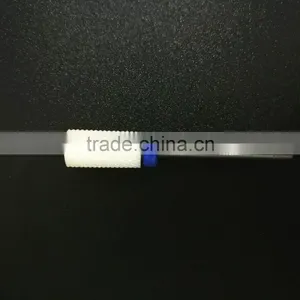 Medium Type Mshank Diameter 2.35mm Ceramic Burr For Nail 1 Piece Huaxing Large Barrel thumbnail-4