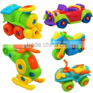 2016 New Complete Set of 5 Assemble Toy Take-Apart-Toys Vehicle Play Car Toy Set Multi Mix Educational Toy thumbnail-1