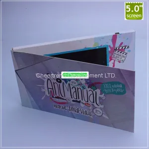 Hot Sale 4.3″/5″/7″ LCD Video Brochure/ Video Greeting Card for Business Promotional thumbnail-2