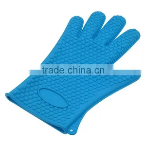 Multi Using Heat Resistant Silicone Kitchen Oven Gloves thumbnail-5