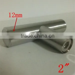 2" 12mm Solid Stainless Steel 201 T-Knob Drawn Pull 30020 thumbnail-6