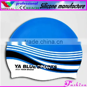 Customized Printed Silicone Swimming Cap,swimming Hat thumbnail-1