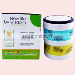 Double Wall Ceramic Lunch Box With Handle thumbnail-2