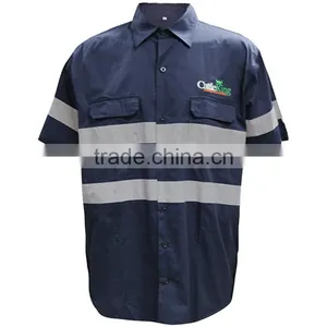 China Wholesale Cheap Work Black Reflective Shirt thumbnail-1