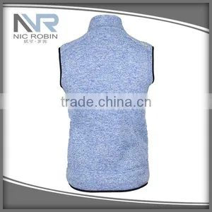 Stylish High-Necked Men Vest Jacket Fleece With Fluorescent Zipper thumbnail-3