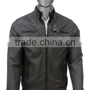 ALIKE PU Leather Jacket Man Jacket Bulk Wholesale Jacket thumbnail-1
