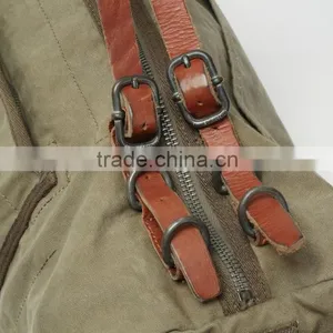 Unisex Vintage Casual Cotton Canvas Leather Haversack Shoulder Bag Travel Bag Weekend Bag Duffle Bag Travel Overnight Bag,For M thumbnail-3