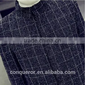 Grid Fashion Wool Winter Men Overcoat BCL013 thumbnail-4